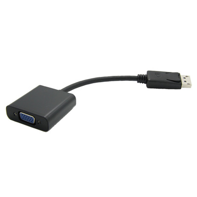 Adaptér DisplayPort na VGA M/F, 15cm, čierny