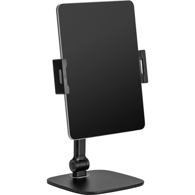 Držiak pre tablety 4.7-12.9" na stôl, univerzálny, max 1kg, výška 302mm, čierny
