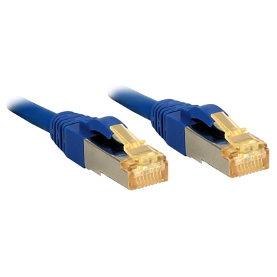 S/FTP (PiMF) Patchkábel LSOH 1m cat.7, modrý, Cu, UL