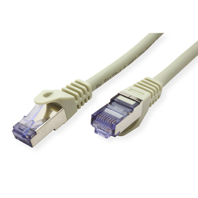 S/FTP (PiMF) Patchkábel LSOH 1.5m cat.6a, sivý, Cu, Component Level