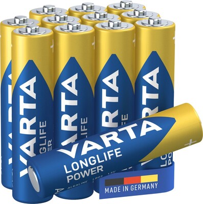 Batéria VARTA Longlife Power Alkalická AAA (12ks) 1.5V (LR03)