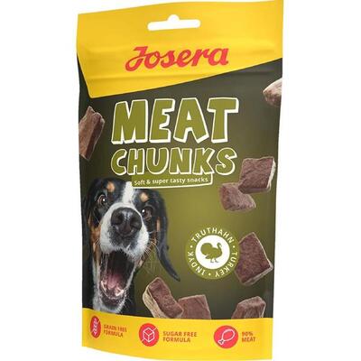 Pamlsok pre psy - Josera Meat Chunks s morčacím mäsom 70g