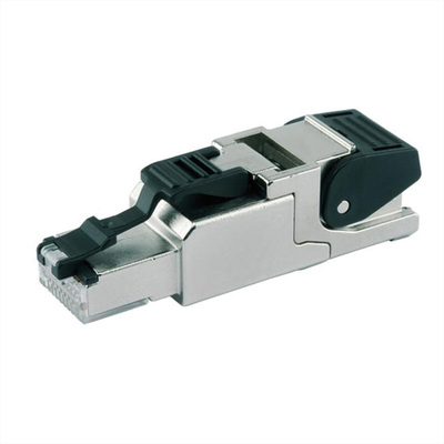 Konektor 8/8 RJ45 cat.6a, 10Gbit, na drôt, montáž bez klieští AWG 22-27