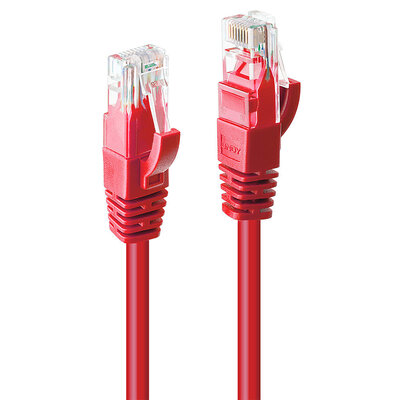 UTP Patchkábel 30m cat.6, červený, Cu