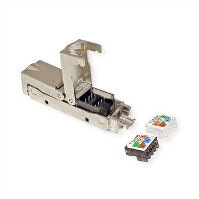 Spojka Keystone cat.6a, AWG22-AWG24 beznástrojový (toolless), SLIM