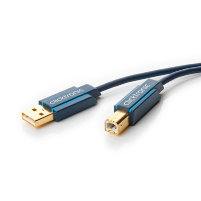 Kábel USB 2.0 A-B M/M 3m, High Speed, C