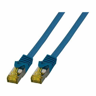 S/FTP (PiMF) Patchkábel LSOH 3m, cat.7, modrý, Cu