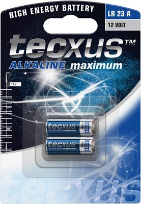 Batéria Tecxus Alkalická LR23 (2ks) 12V 50mAh (4223, V23GA) 2BL
