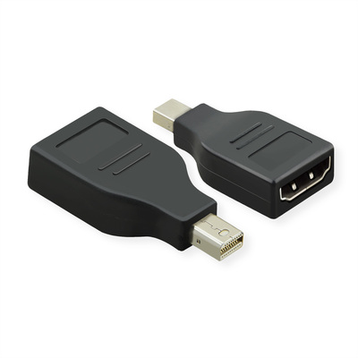 Adaptér mini DisplayPort na HDMI M/F, dongle, čierny