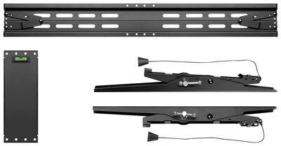 Držiak pre TV 37-70" na stenu, max 70kg, s náklonom +3° / -12°, VESA do 600x400, čierny