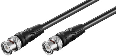 Kábel BNC-BNC M/M 0.5m, 75 Ohm, RG59, dvojité tienenie
