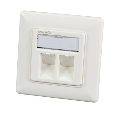 BOX pod omietku pre 1x Keystone, RAL9010, biely, INFRALAN