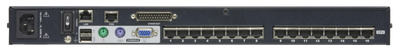 KVM switch/prepínač cez IP, 16PC, 32 remote users, 1 local, VGA, PS2+USB, HotKeys, OSD, Pushbutton