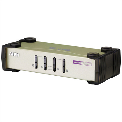 KVM switch/prepínač 4PC, VGA, PS2+USB