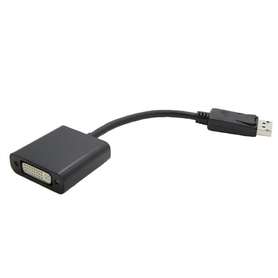 Adaptér DisplayPort na DVI-I M/F, 15cm čierny