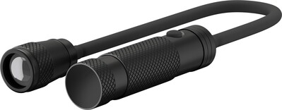 Batéria ručná LED Zoom 230, pracovné svetlo, ohybný krk, magnetická, čierna
