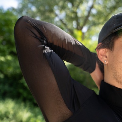 Tričko s krátkym rukávom s logom SPRENGER unisex s UV ochranou 50+, čierne, M, HS