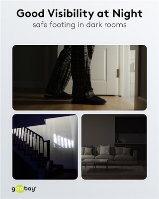 Svetlo so senzorom, do zásuvky 1.1W/67lm (IP20), detekcia: 120°, 9m dosah, studená biela