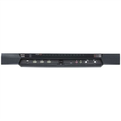 KVM switch/prepínač cez IP, 16PC, 32 remote users, 1 local, 2 remote, VGA, HDMI, USB, HotKeys, OSD