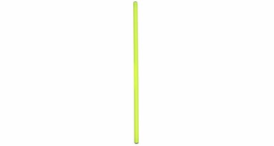Agility tyč, 100cm/25mm, plast, neónová žltá §