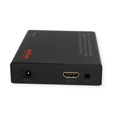 Predĺženie HDMI cez TP do 70m, IR, 4K@60Hz, Power over Cable (PoC), s lokálnym monitorom "loop out"