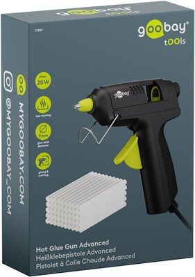 Tavná lepiaca pištoľ Advanced, 230V, 20 W, vrátane 50 lepiacích tyčiniek