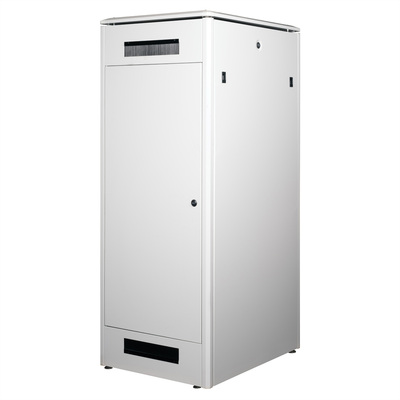 19" Rack na podlahu 32U, 1609x600x800mm (HxWxD), PRO, sklenené dvere, sivý