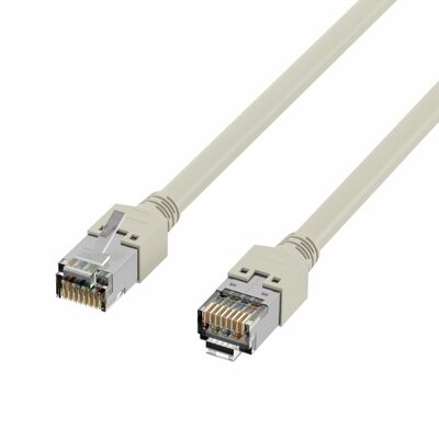 S/FTP Patchkábel LSOH 25m cat.5e, sivý, Cu, Draka UC300 s TM11