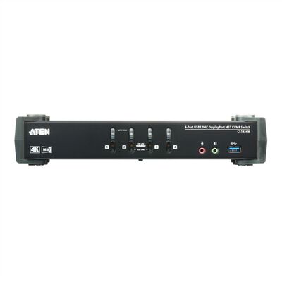 KVM switch/prepínač 4PC, DsiplayPort, USB 3.0, audio + 1xHDMI