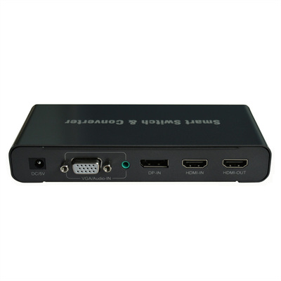 Video selektor/switch HDMI/VGA/DP IN/ HDMI OUT, UHD 4k(60Hz) 