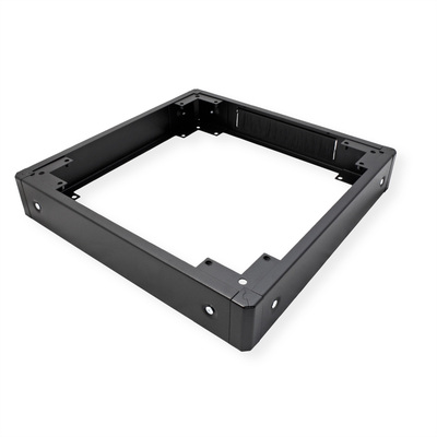 Podstavec pre sieťový kabinet, 600x600mm (ŠxH), čierny