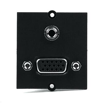 Modul pre BACHMANN, VGA + 3.5mm stereo jack, F/F, čierny