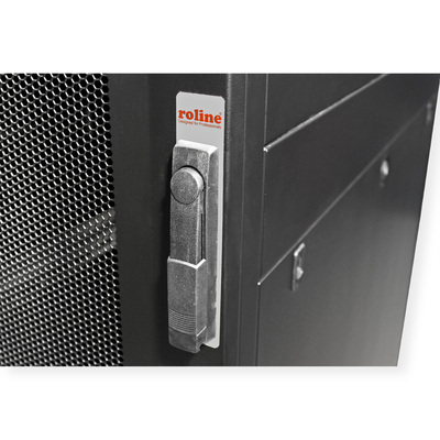 19" Rack na podlahu 42U, 1970x600x1200mm (HxWxD), PRO, čierny