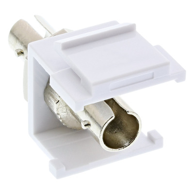 Konektor Keystone ST Simplex F/F, multimode OM, biely