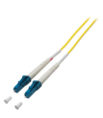 Fiber kábel LC-LC, 5m Simplex OS2(9/125µm), LSOH, G657.A2, ohybný, 2mm, žltý