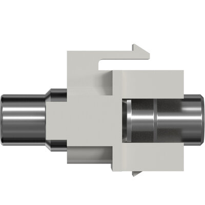Modul Cinch biela spojka, biely keystone