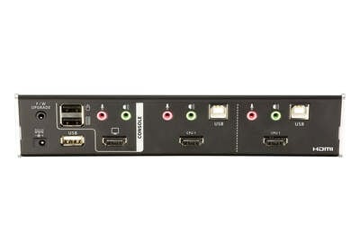 KVM switch 2PC, HDMI, USB, USB hub, Audio