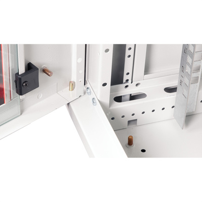 19" Rack na stenu 18U, sivý, 912x600x600mm (HxWxD), odnímateľné bočnice