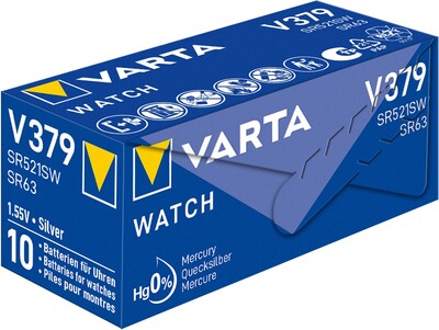 Batéria VARTA Watch do hodiniek V379 1.55V 14mAh (SR63), 10ks/bal