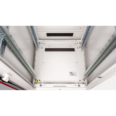 19" Rack na podlahu 47U, 2276x600x600mm (HxWxD), PRO, sklenené dvere, sivý