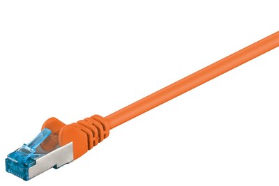 S/FTP (PiMF) Patchkábel LSOH 2m cat.6a, oranžový, Cu