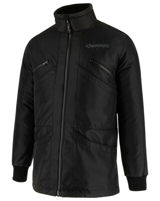 Vetrovka MODERN s podšívkou, bez kapucňe, unisex, čierna XXL
