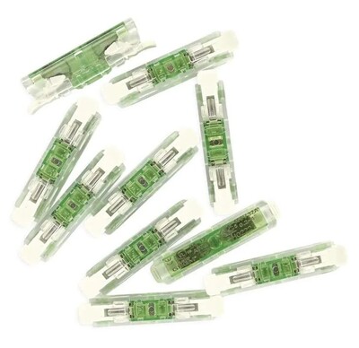 Spojka páčková, svorka bezskrutková, 2-pólová, 0.2-4.0mm², priehľadná, 10 ks/bal