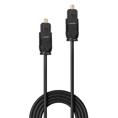 Kábel Toslink audio optický SPDIF prepojovací M/M 0.5m, ø2.2mm, čierny, Slim