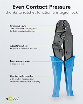 Kliešte lisovacie na dutinky 0.5-6 mm²
