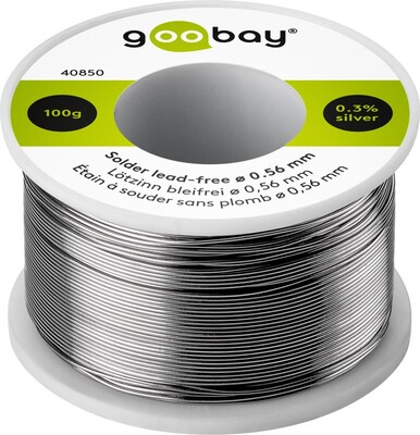 Cín spájkovací o priemere 0.56mm 100g špulka - bezolovnatý