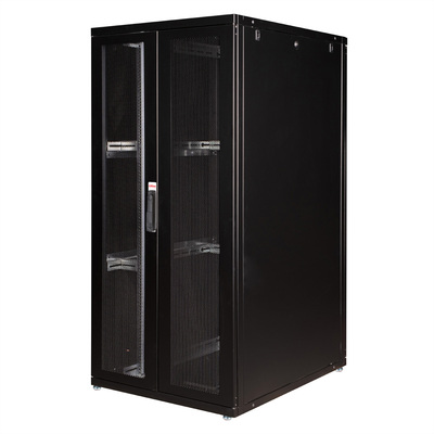 19" Rack na podlahu 36U, 1705x800x1000mm (HxWxD), PRO, čierny