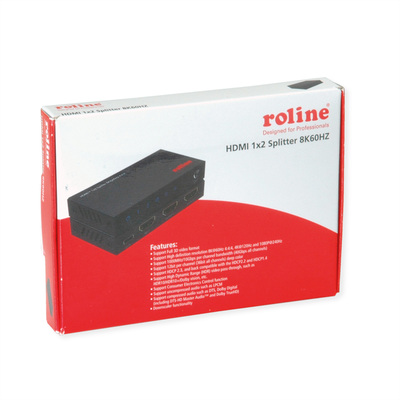 Video distribútor/splitter HDMI 1IN/2OUT, UHD 8K@60Hz