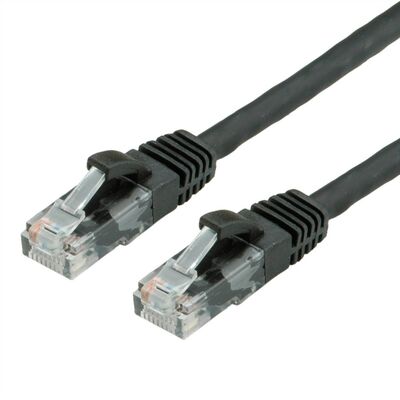 UTP Patchkábel 20m cat.6a, čierny, Cu