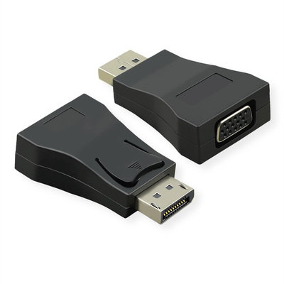 Adaptér DisplayPort an VGA M/F, priamy, čierny